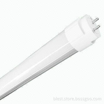 T8 LED tube with 20W power and 85-265V AC input, CE- & RoHS-approved